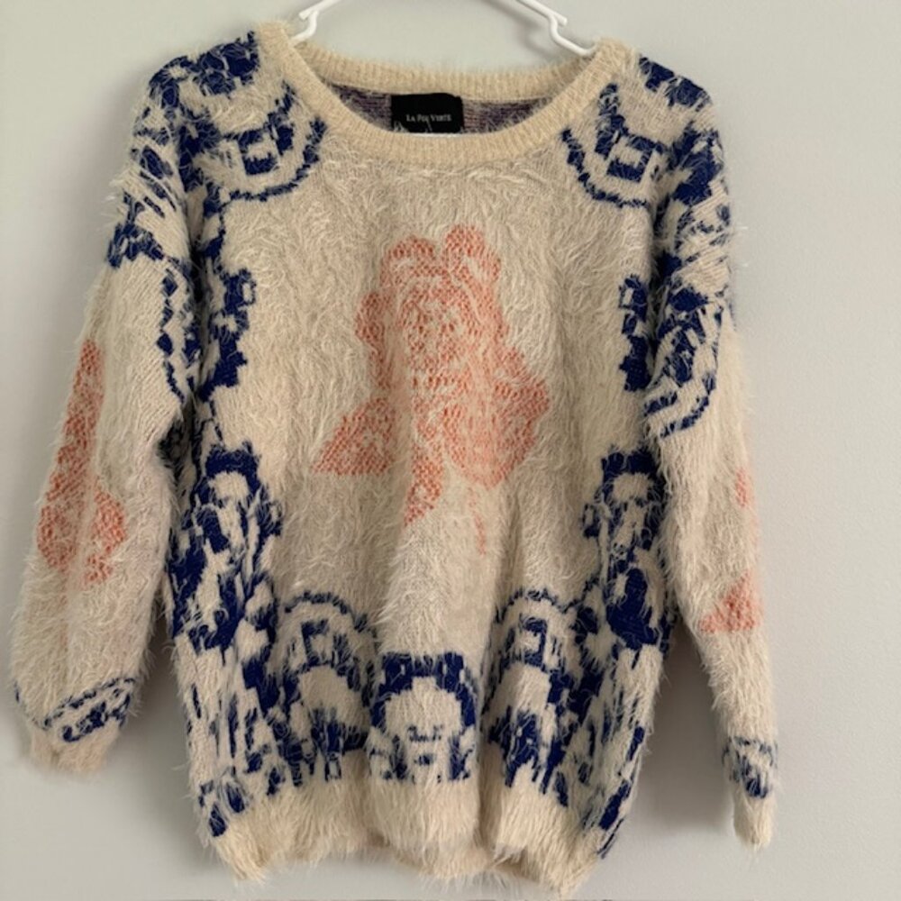 Anthropology La Fee Verte Soft Fuzzy Sweater Size XS